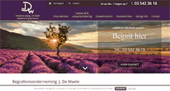 Desktop Screenshot of funeralco.be